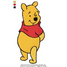 Winnie the Pooh 34 Embroidery Designs